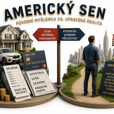 Americký sen a marketing konzumní společnosti – dům, auto, dluhy a původní význam amerického snu